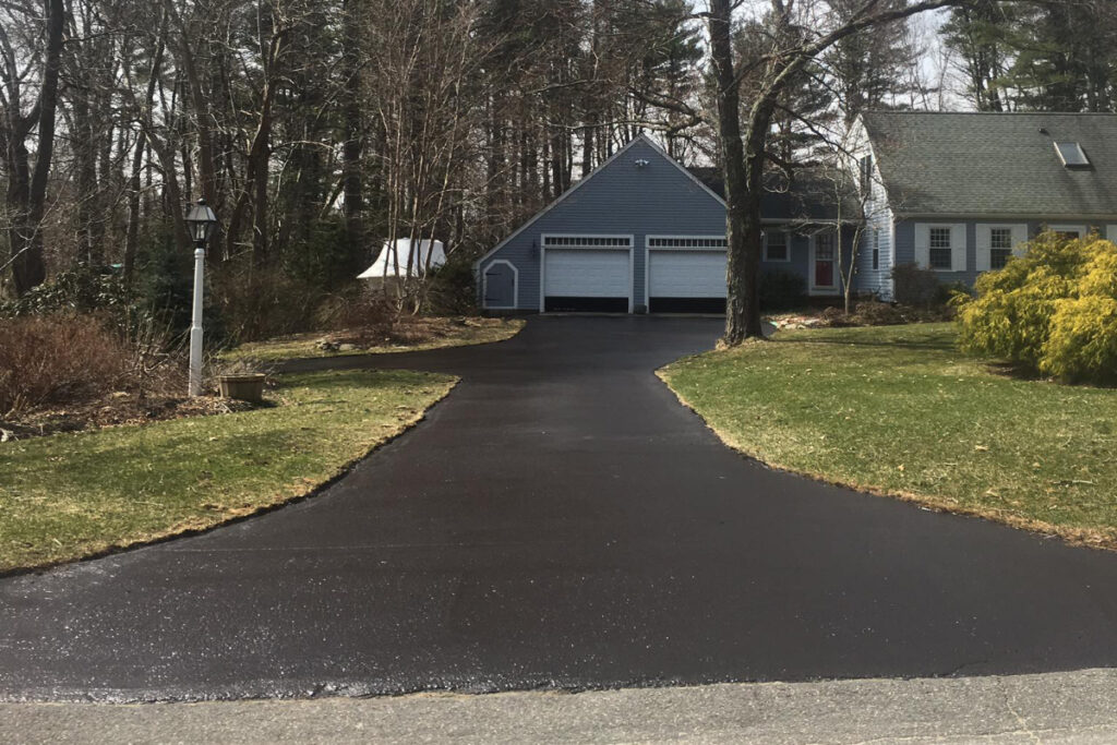 After Driveway Sealcoating in Brockton MA - Donovan Sealcoating South Shore MA